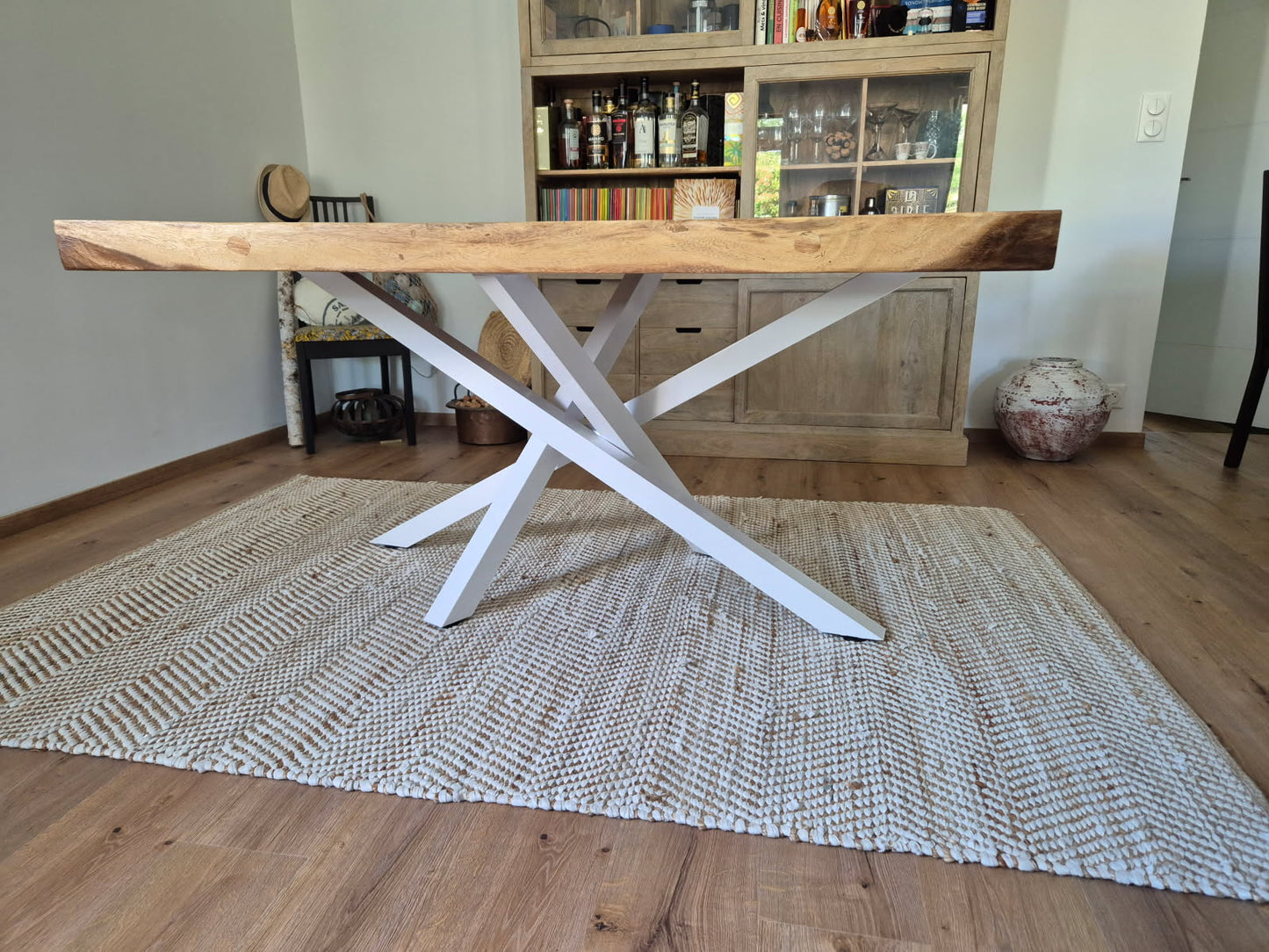 Plateau de table en teck