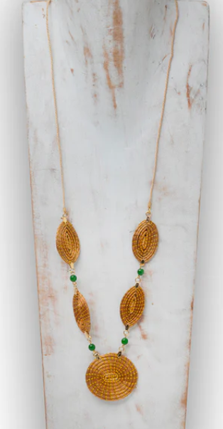 OR VÉGÉTAL COLLIER