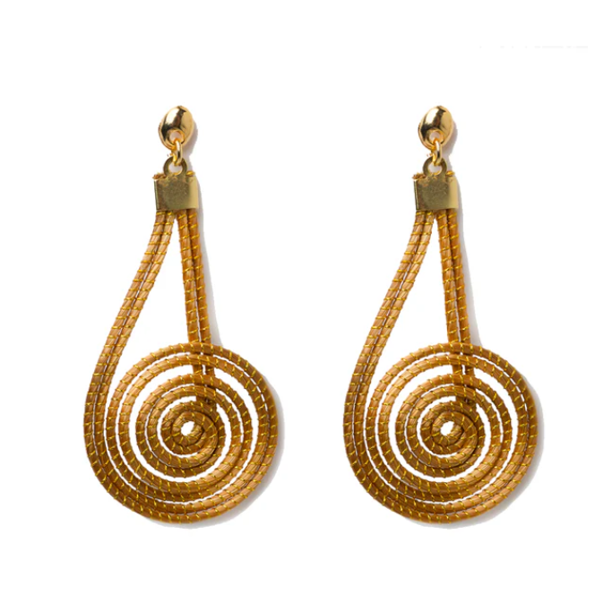OR VÉGÉTAL boucle d’oreilles