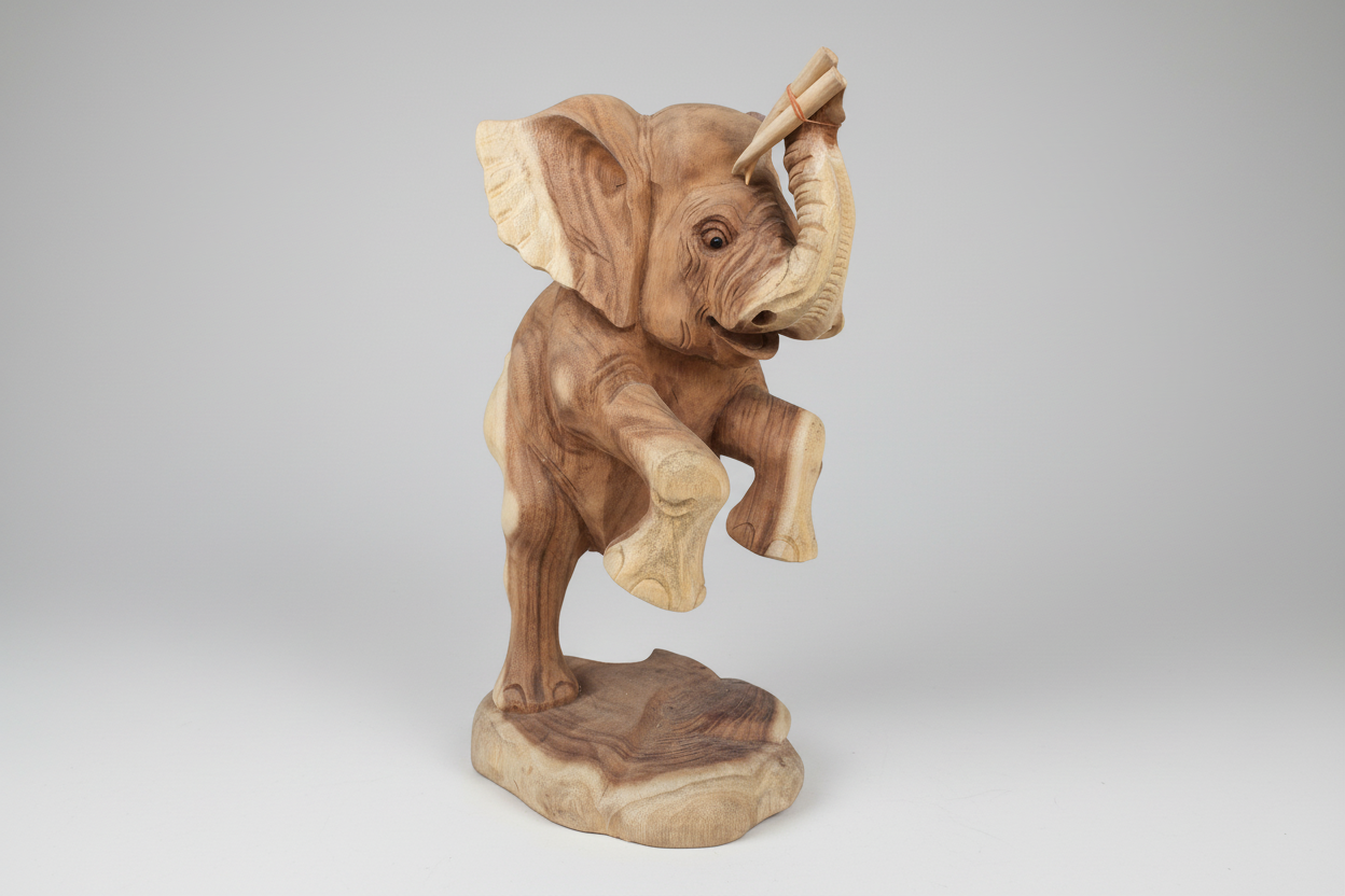 ELEPHANT DEBOUT TECK