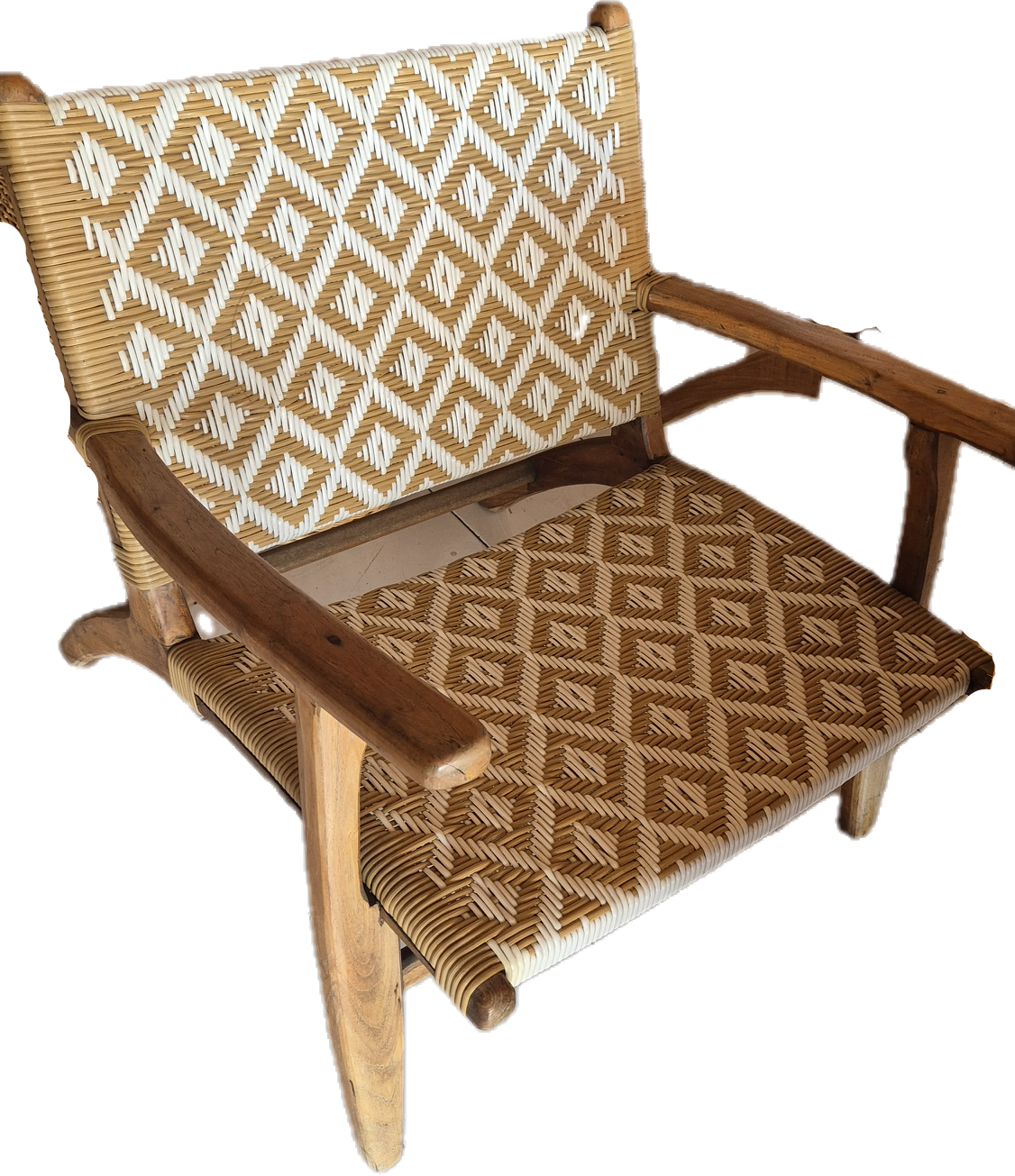 FAUTEUIL EXTERIEUR TECK/RESINE