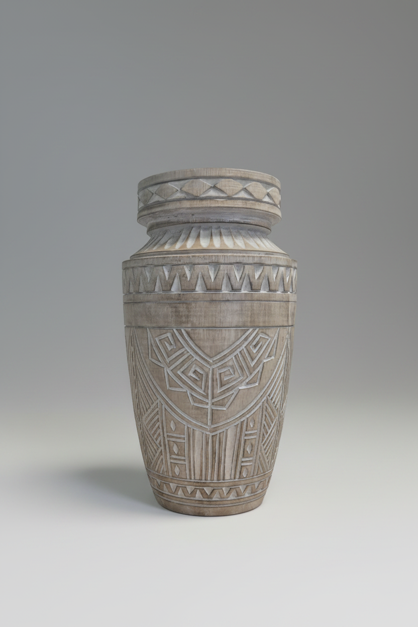 VASE EN BOIS