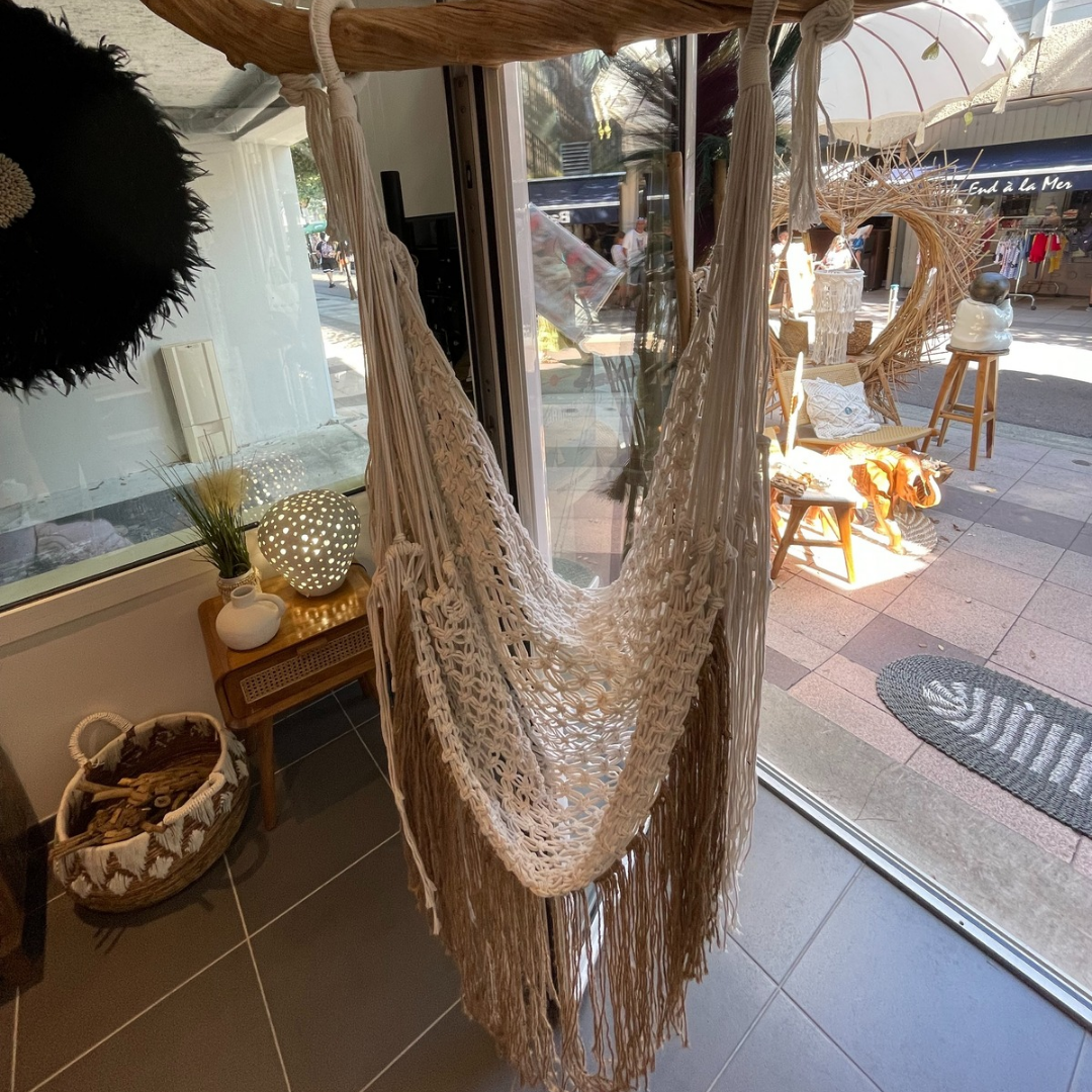 CHAISE SUSPENDUE MACRAME