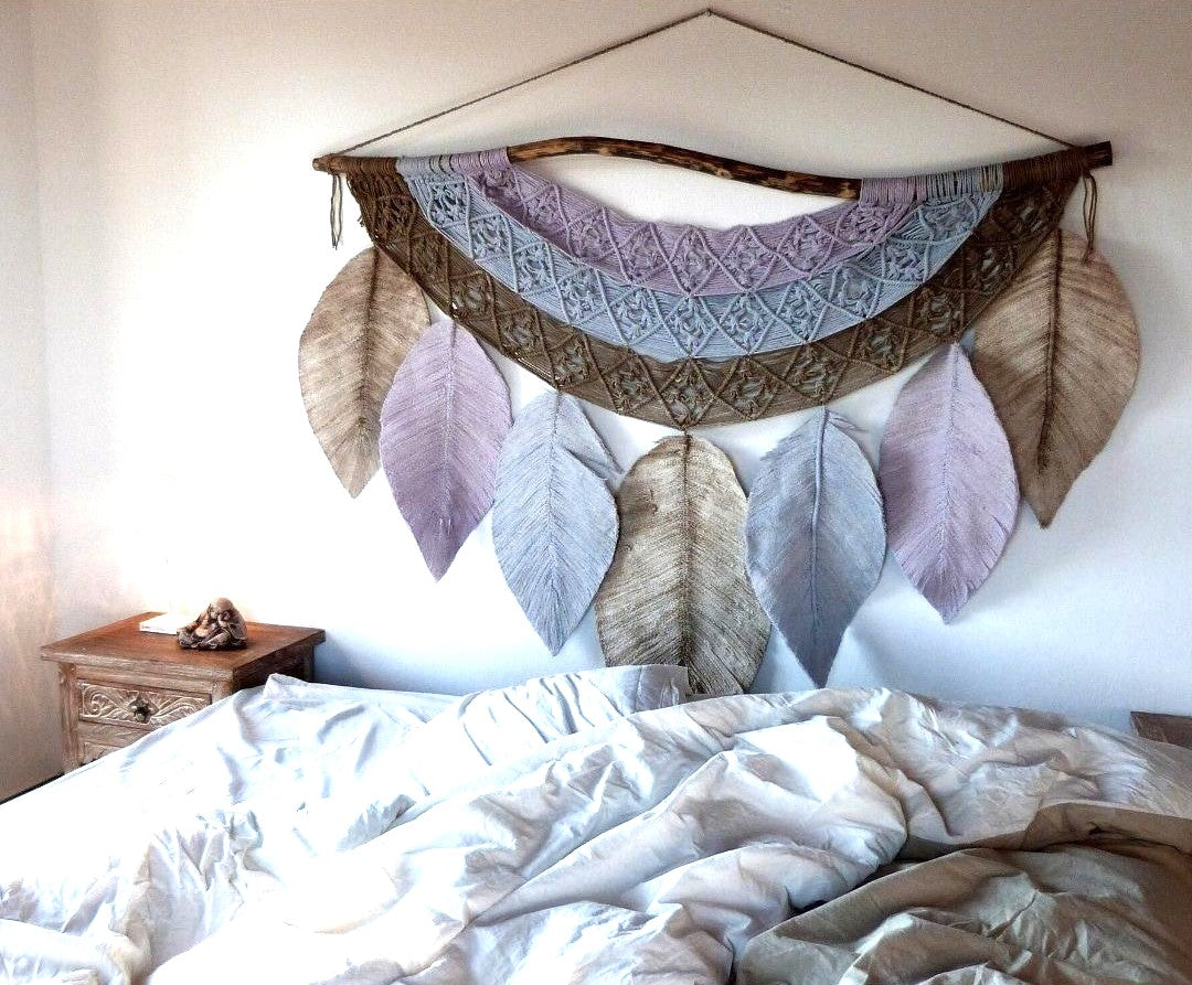 TETE DE LIT FEUILLES GÉANTES