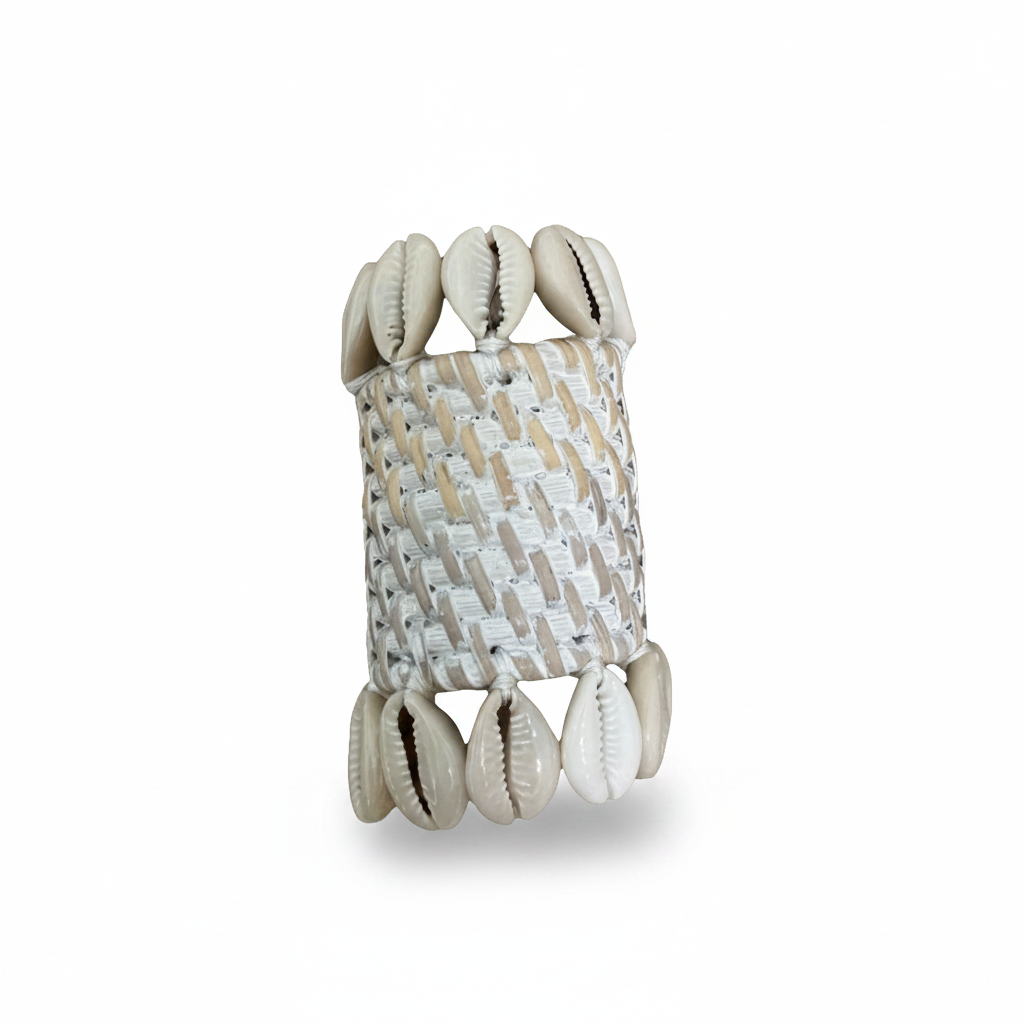 ROND SERVIETTE ROTIN ET COQUILLAGE