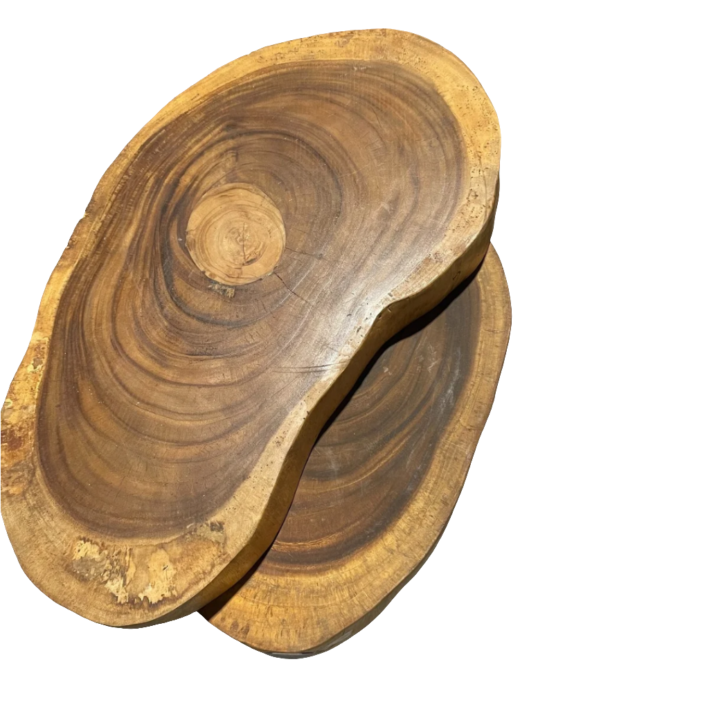 TABLE BASSE TECK PIEDS NOIRS