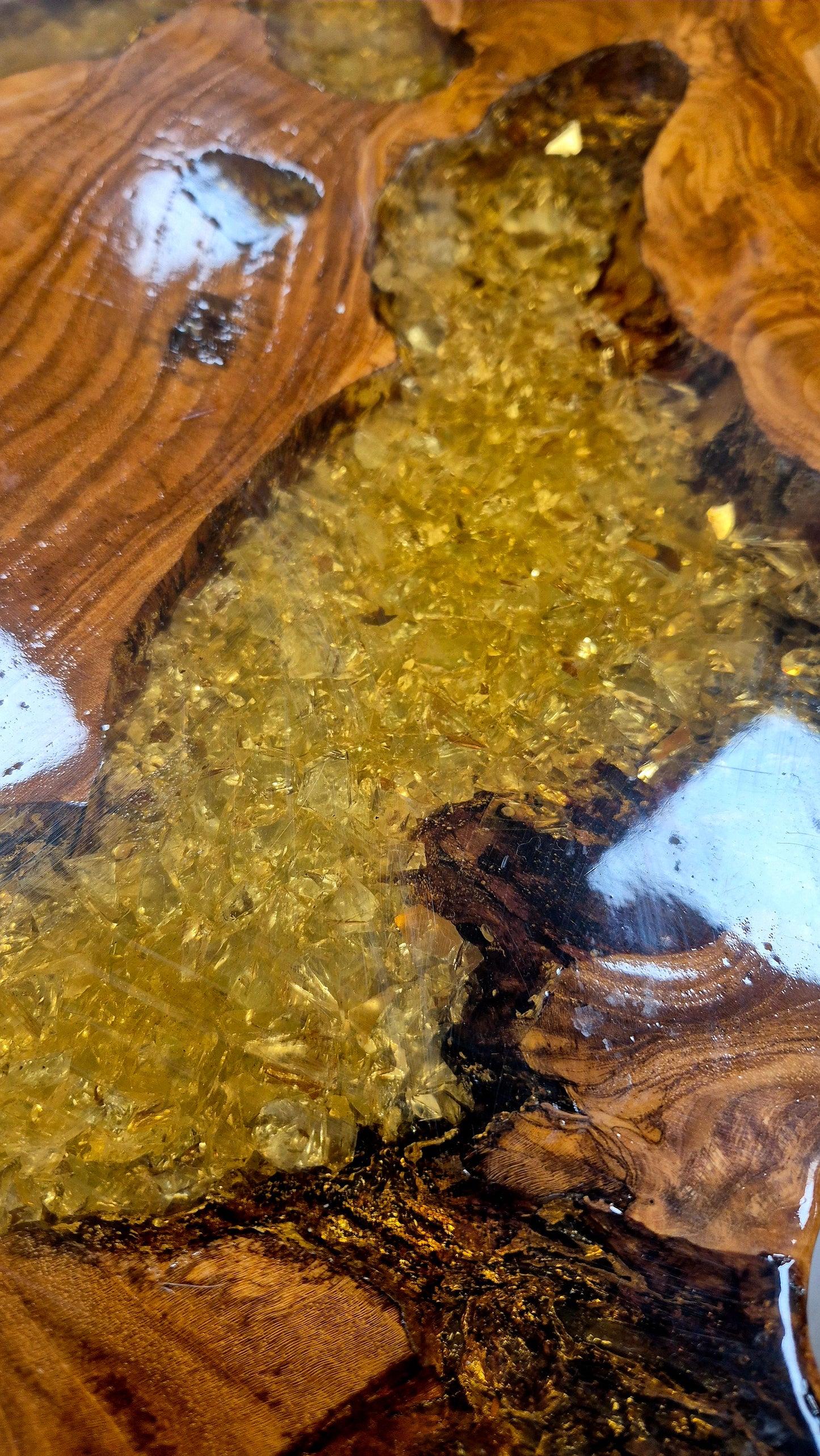 TABLE BASSE CHRISTAL TECK