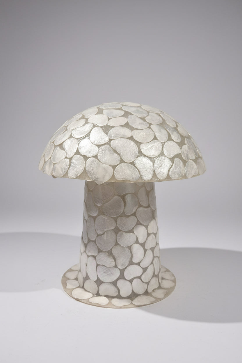 LAMPE "Mushroom Pearl" en Nacre