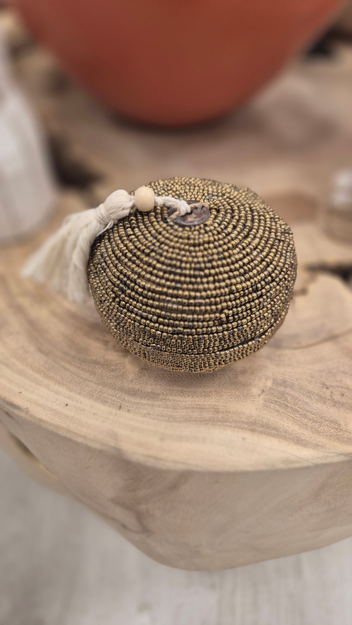 BOITE RONDE PERLES