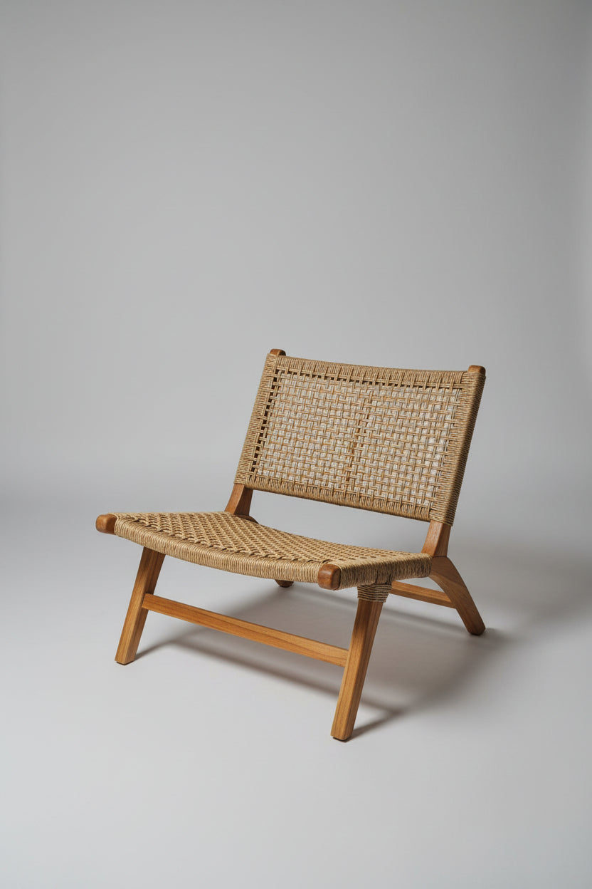 FAUTEUIL EXTERIEUR TECK/RESINE