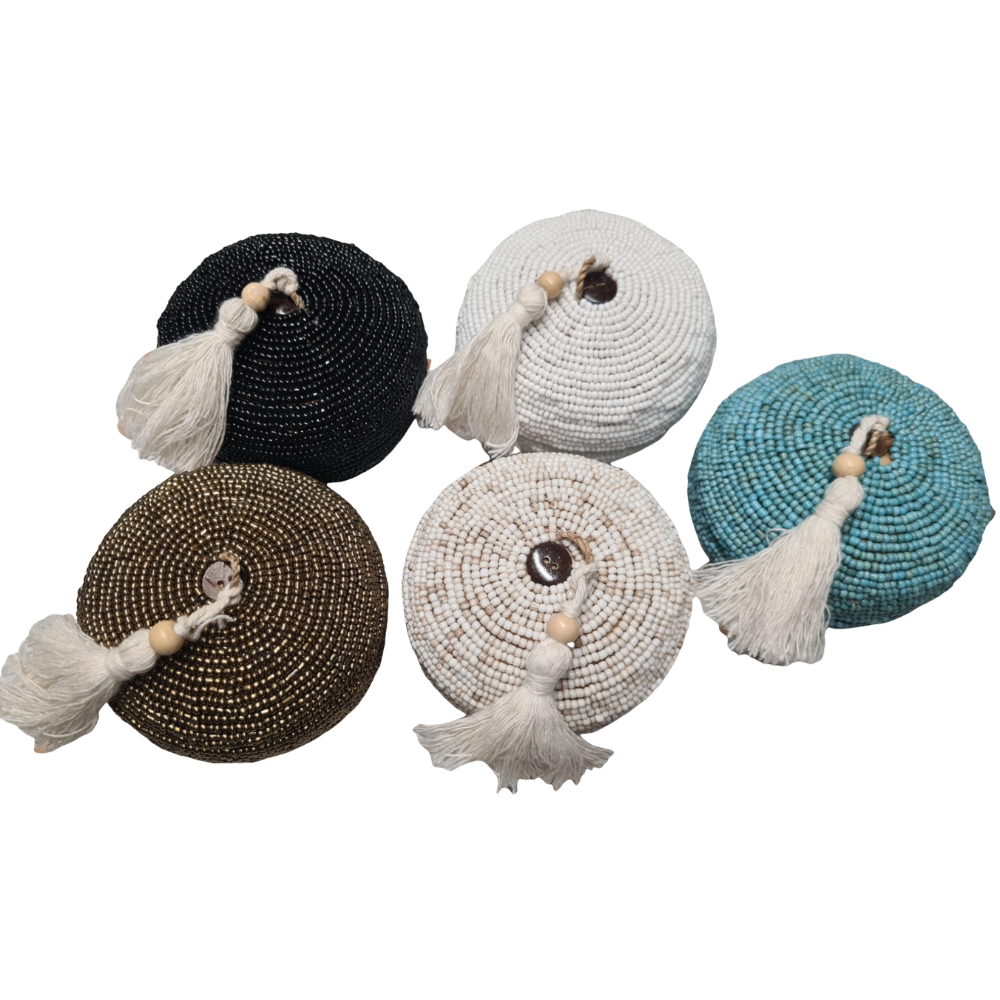 BOITE RONDE PERLES