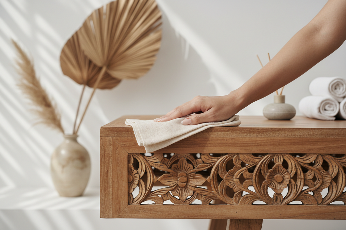 Comment entretenir un meuble en teck ? Guide complet Uluwatu Concept