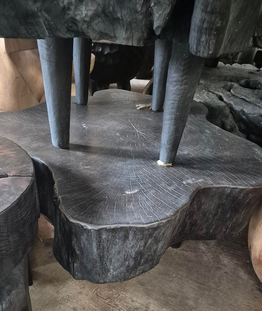 TABLE BASSE MANGUIER NOIR