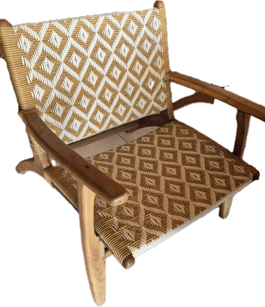 FAUTEUIL EXTERIEUR TECK/RESINE