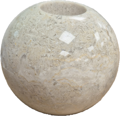 BOUGEOIR MARBRE BLANC