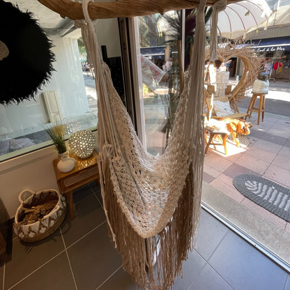 CHAISE SUSPENDUE MACRAME