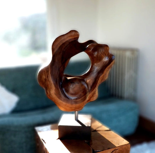 SCULTURE EN TECK