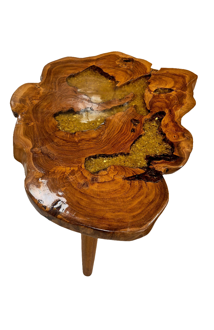 TABLE BASSE CHRISTAL TECK