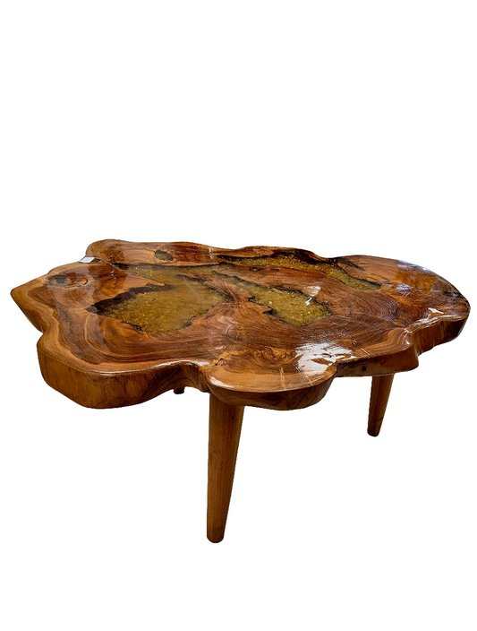 TABLE BASSE CHRISTAL TECK