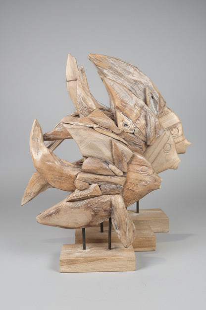 POISSON TECK sur socle
