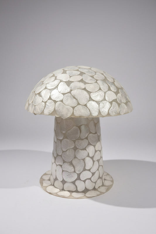 LAMPE "Mushroom Pearl" en Nacre