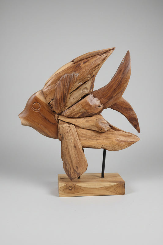 POISSON TECK sur socle