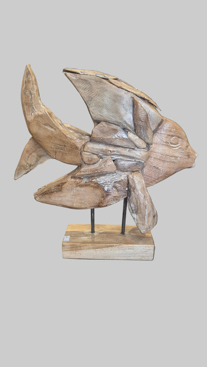 POISSON TECK sur socle